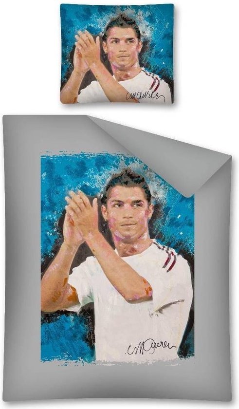 garage basketbal Vermeend Overige Merken Cristiano Ronaldo Dekbedovertrek Portrait | bol