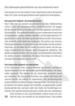 Pagina met tekst over de agrarische en industriële tijdperken en de rol van de werknemer.