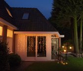 Gordijnverlichting buiten 204 lampjes