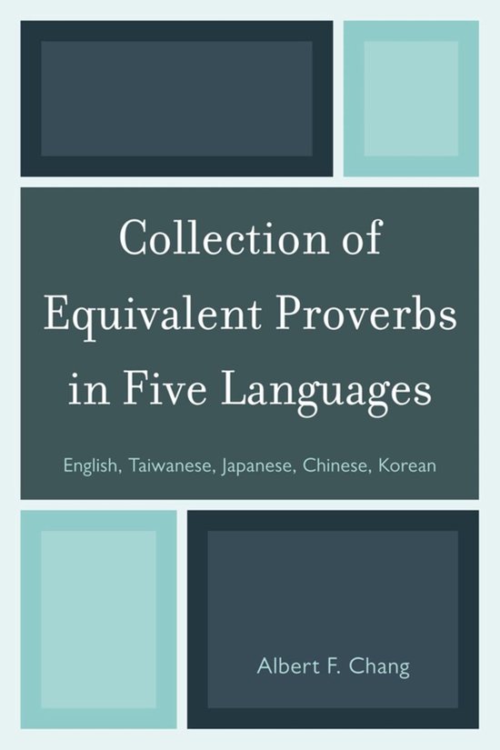 Collection of Equivalent Proverbs in Five Languages - cover