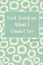 Lord Teach Me What I Cannot See - Job 34