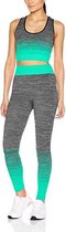 SportZone Sport Set BH Met Sportlegging – Dames - Turqouise - One size (36-42)