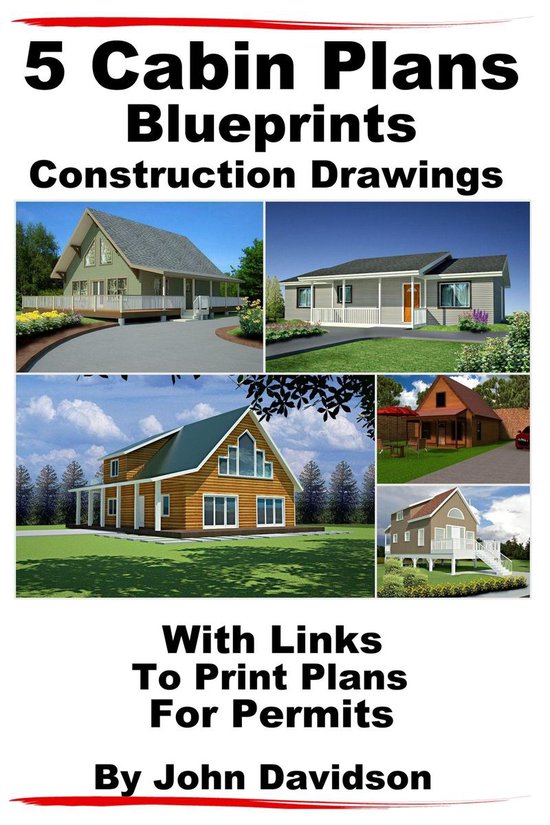 Foto: Plans and blueprints how to build 5 cabin plans blueprints construction drawings with links to print plans for permits