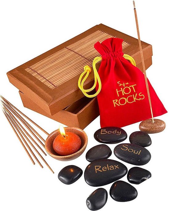 Hot stone massage set | bol.com
