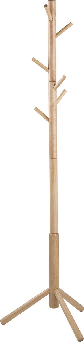 Staande kapstok Hannover - rubberwood - Actona - Staande kapstokken - Bruin - Hout