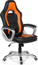 hjh office Gaming Zone AB100 - Bureaustoel - Kunstleder - Zwart / oranje