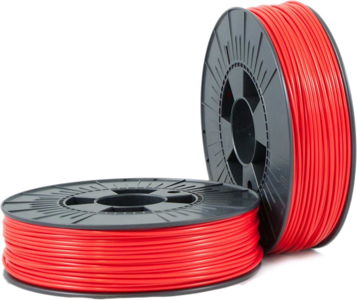 ABS 2,85mm red ca. RAL 3020 0,75kg - 3D Filament Supplies