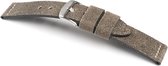 Horlogeband Ravenna Antiek Grijs - Leer - 22mm