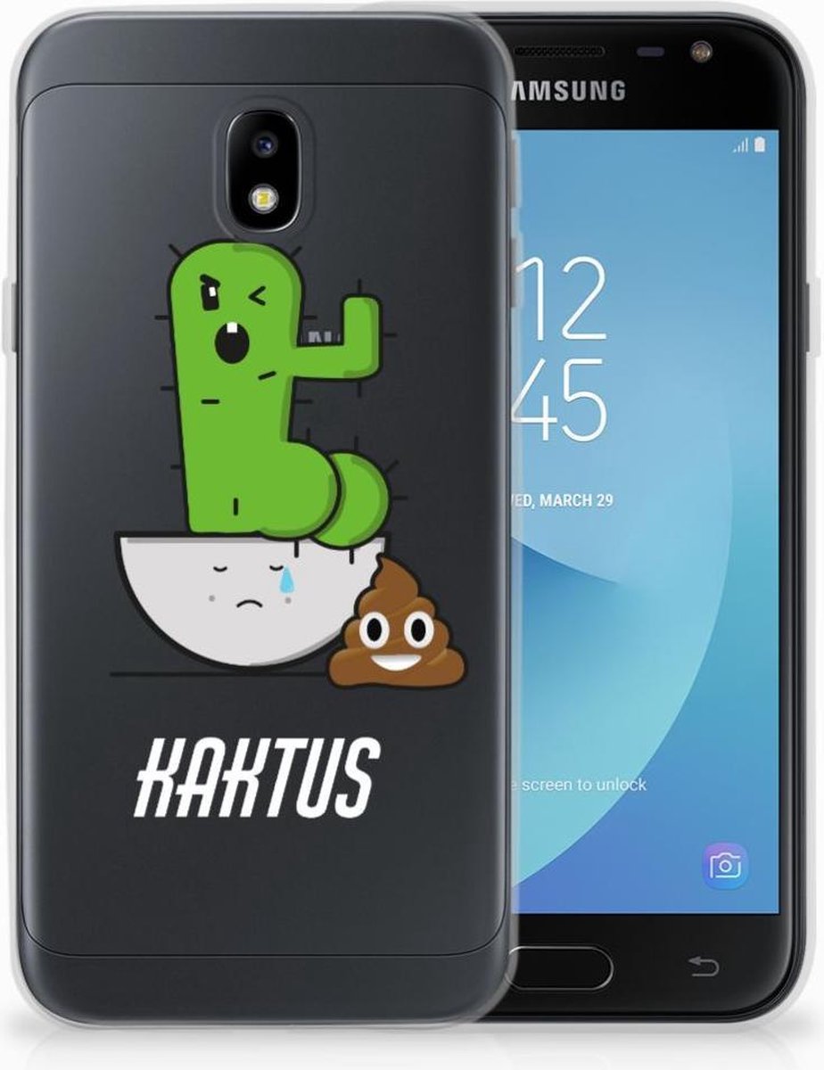 Samsung Galaxy J3 2017 Telefoonhoesje met Naam Cactus Poo