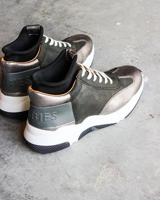 Shabbies Amsterdam Sneakers - Silver | bol.com