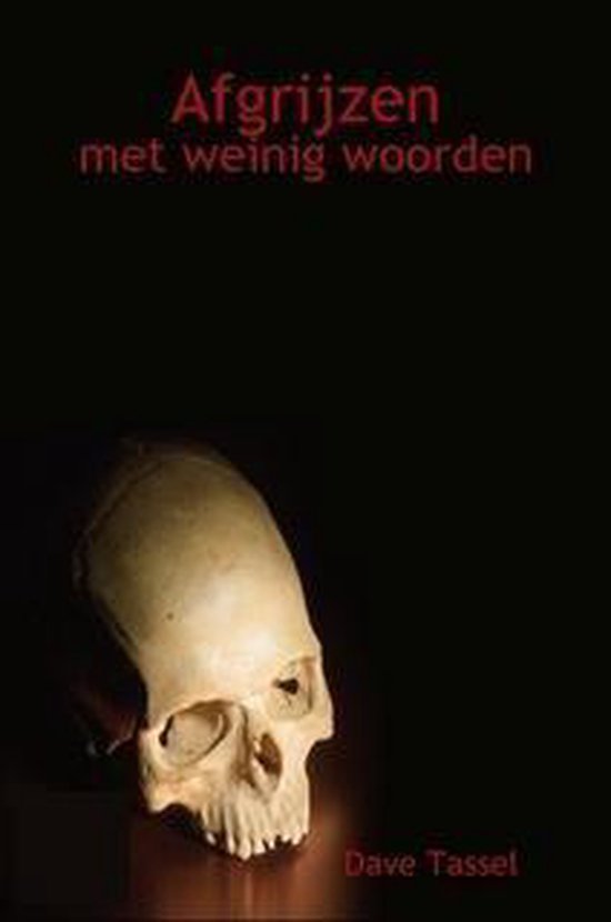 Cover van het boek 'Afgrijzen met weinig woorden'