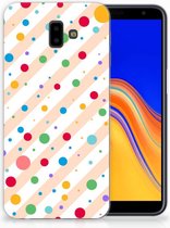 Geschikt voor Samsung Galaxy J6 Plus (2018) TPU Hoesje Design Dots