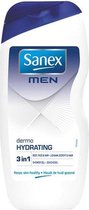 Sanex Men 3in1 Body,Face & Hair Showergel - Dermo Hydrating 250 ml
