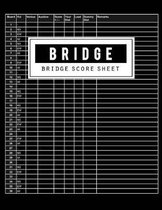 Bridge Score Sheet
