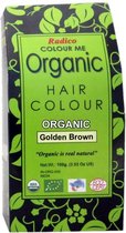 Radico Colour Me Organic Hair Colour Haarverf - Golden Brown - 100g
