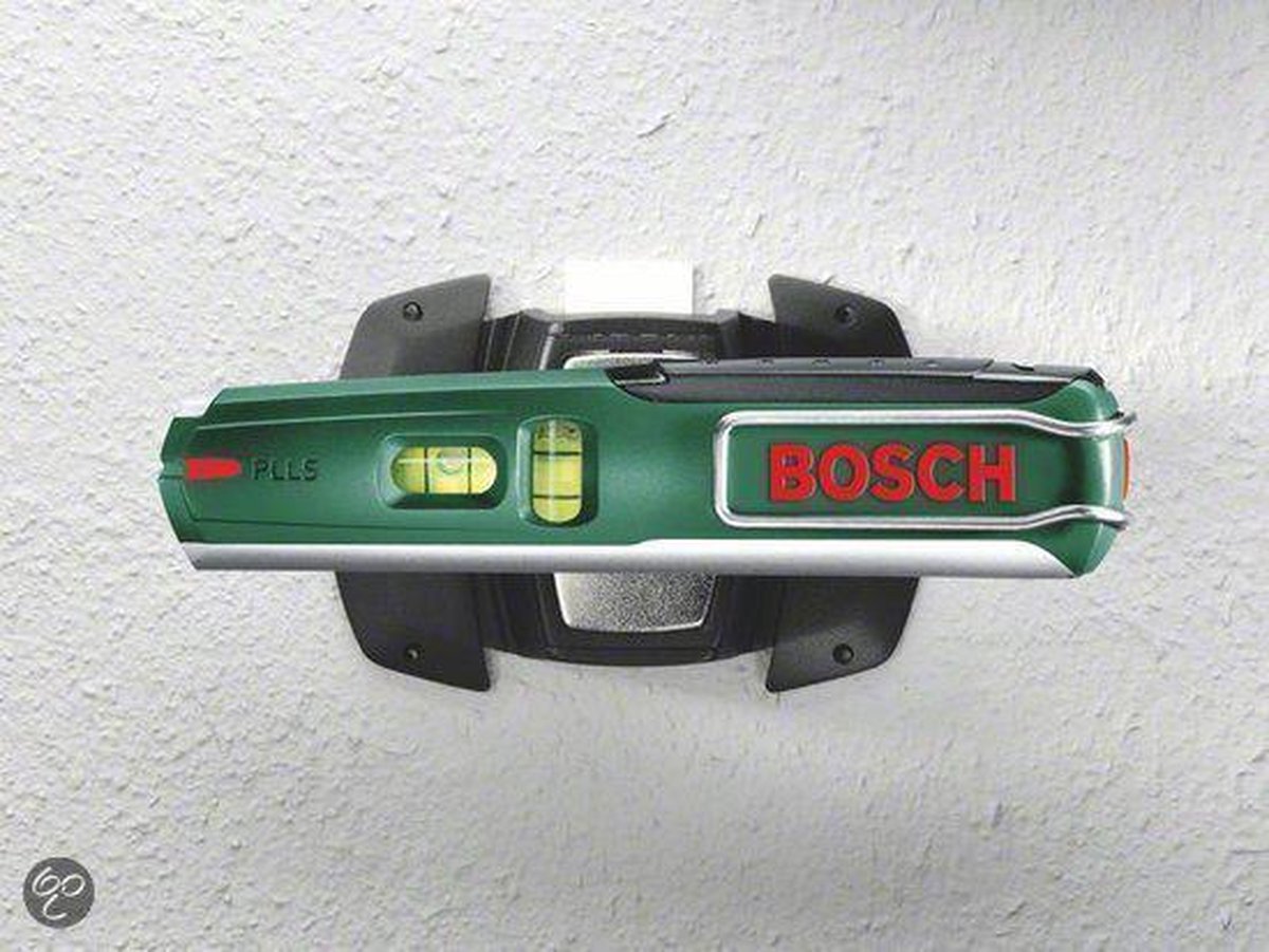 Niveau laser à bulle PLL 1 P de Bosch avec suppo…