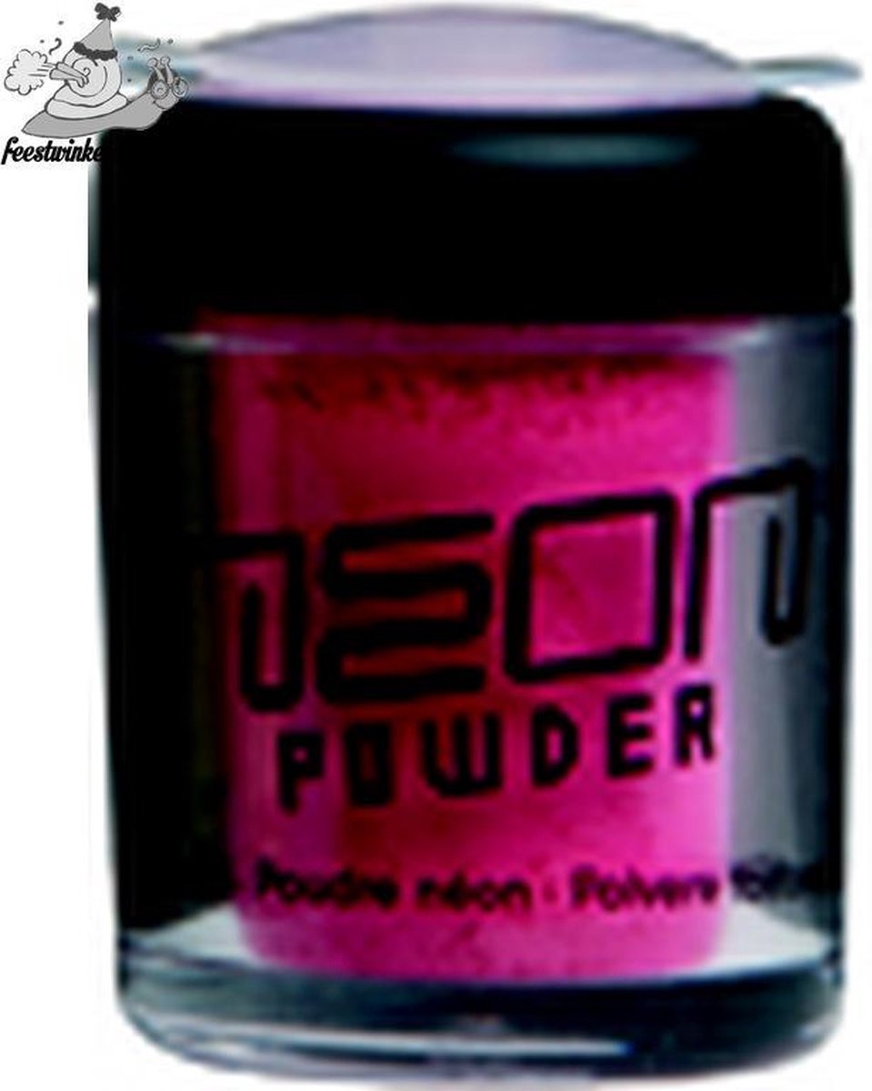 neon poeder roos