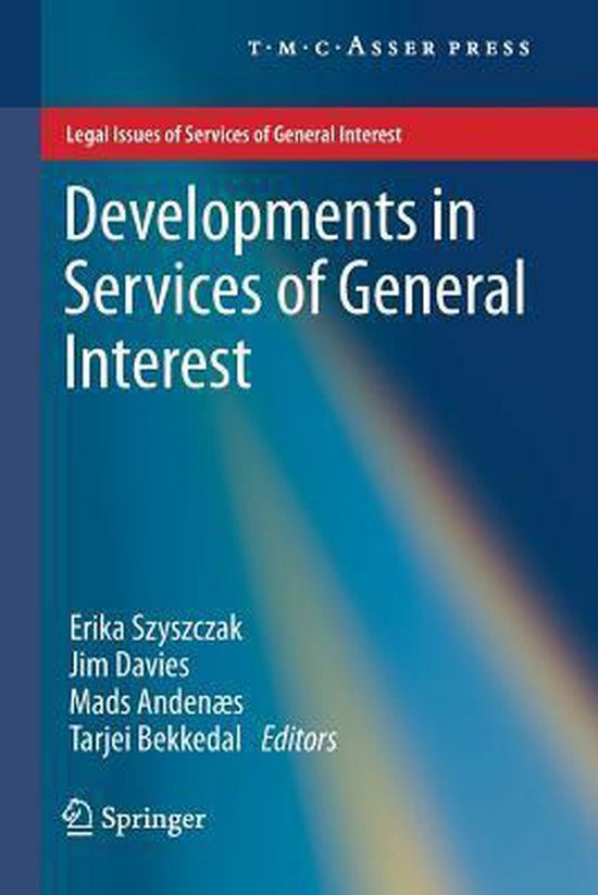 Legal Issues of Services of General Interest- Developments i ... - cover