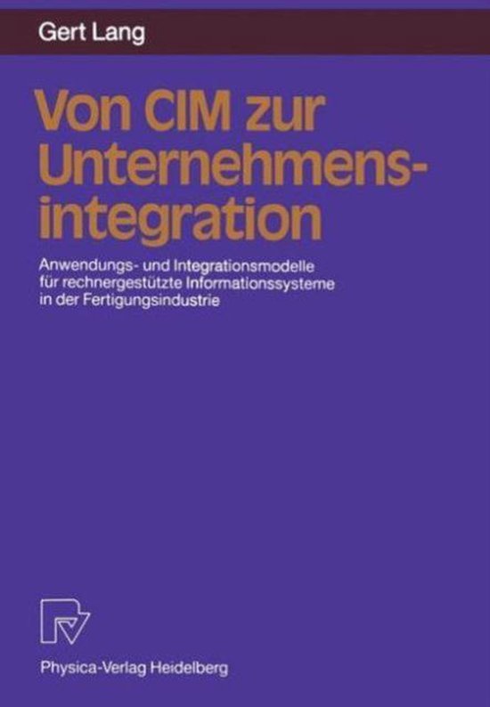 Von CIM Zur Unternehmensintegration - cover
