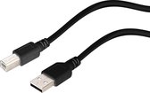 SPEEDLINK SL-170202-BK USB-kabel 3 m USB 2.0 USB A USB B Zwart