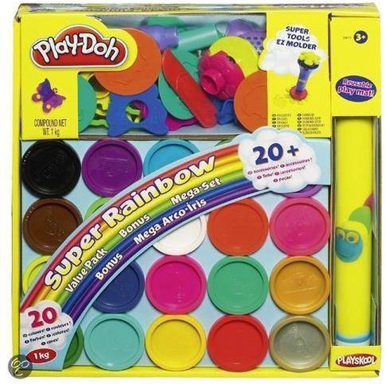 PlayDoh Regenboog Pack Plasticine