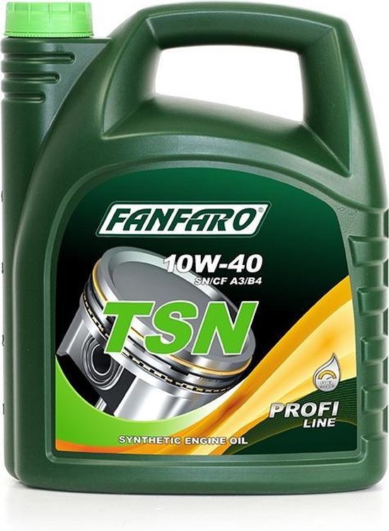 Fanfaro TSN | 10W-40 | Synthetische Motorolie | 5 Liter | bol.com