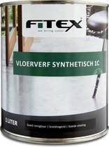 Fitex Vloerverf Synthetisch - Lakverf - Dekkend - Binnen en buiten - Terpentine basis - Halfglans