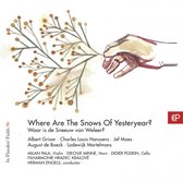 Herman Engels & Milan Pala - In Flanders' Fields Vol. 96 - Where Are The Snows (CD)