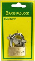Hangslot 30MM |koffer slot |Bagageslot Brass padlock