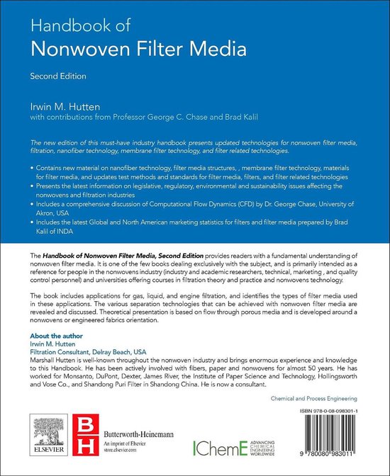 Handbook of Nonwoven Filter Media - cover