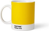 Tasse à café Pantone - Bone China - 375 ml - Jaune 012 C.