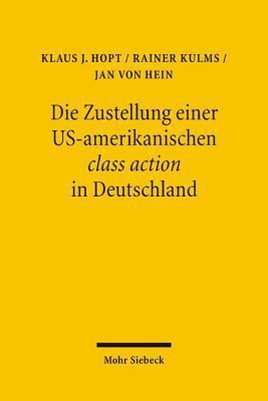 Die Us-Amerikanische Class Action Und Ihre Deutsche Funktionsaquivalente