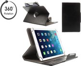 Lenco Tab 4 Two 90 Hoes met handige 360 graden stand, Multi-Stand Slimfit Case, zwart , merk i12Cover