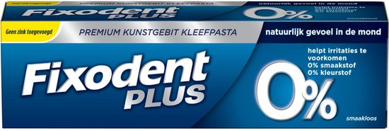 Fixodent Plus 0% Voordeelverpakking 12 Kleefpasta | bol.com