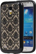 Zwart glamour design tpu case voor Samsung Galaxy S4 Mini