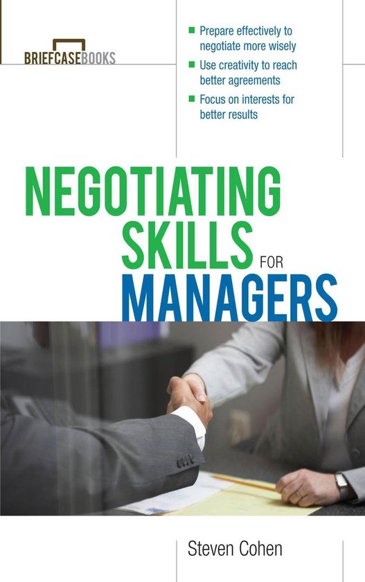 Negotiating Skills for Managers - cover