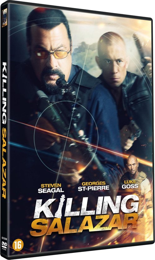 Hoes van de dvd 'Killing Salazar' met Steven Seagal en Georges St-Pierre.