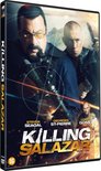 Hoes van de dvd 'Killing Salazar' met Steven Seagal en Georges St-Pierre.