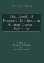 Handbook of Research Methods in Human Operant Behavior