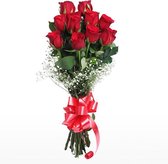 10 Rode Rozen, Verjaardag Moederdag Valentijn Dag Cadeau Liefde