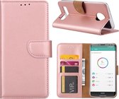 hoesje Rose Goud book case style voor Motorola Moto Z3 Play wallet case