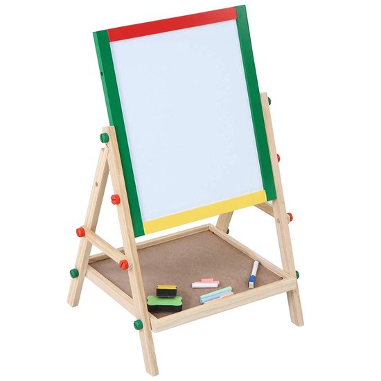 Costway Kinderbord, Dubbelzijdig Kinderbord, In Hoog Verstelbaar Met Whiteboard En Krijtbord Standbord Voor Kinderen Magneetbord Vanaf 2 Jaar Groen Oranje 1185021924 Costway Kinderbord, Dubbelzijdig Kinderbord, In Hoog Verstelbaar Met Whiteboard En Krijtbord Standbord Voor Kinderen Magneetbord Vanaf 2 Jaar Groen Oranje 1185021924