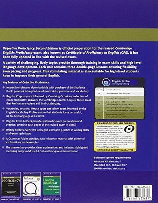 Objective Proficiency Students Book Pack | 9781107633681 | Wendy Sharp ...