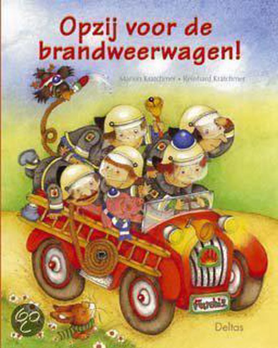 Cover van het boek 'Opzij voor de brandweerwagen !'
