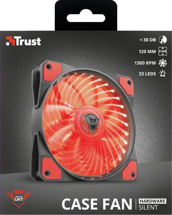 Trust GXT 762R Ventilateur pour boîtier d' Ordinateur | bol.com