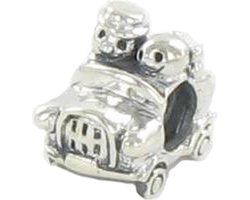Quiges - 925 - Zilveren - Bedels -Sterling zilver - Beads - Auto Kraal Charm - Geschikt – voor - alle bekende merken - Armband Z642