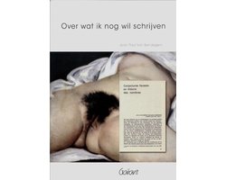 Omslag van Over wat ik nog wil schrijven