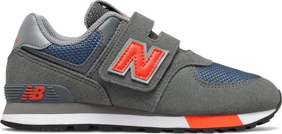 bol.com | New Balance Sneakers - Maat 29 - Unisex - grijs/blauw/oranje