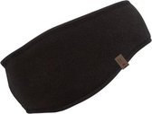 Starling - Zwarte fleece hoofdband voor volwassenen