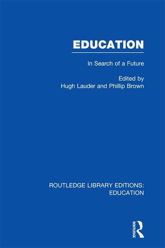 Education (Rle Edu L Sociology of Education)